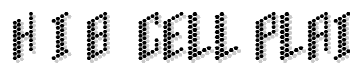 H-I-B-Cell-Plain font